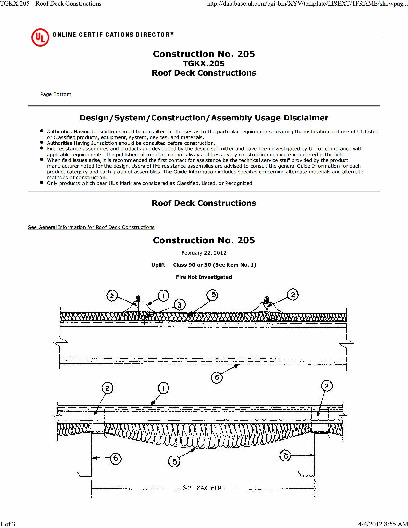 FL1747.1-R15 - Trapezoidal Standing seam metal roofing