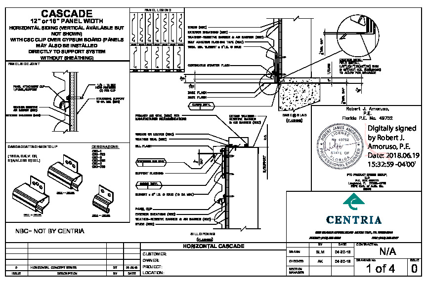 PR Instl Docs FL3481 R6 II Cascade Series Install Drawing Rev0 ss