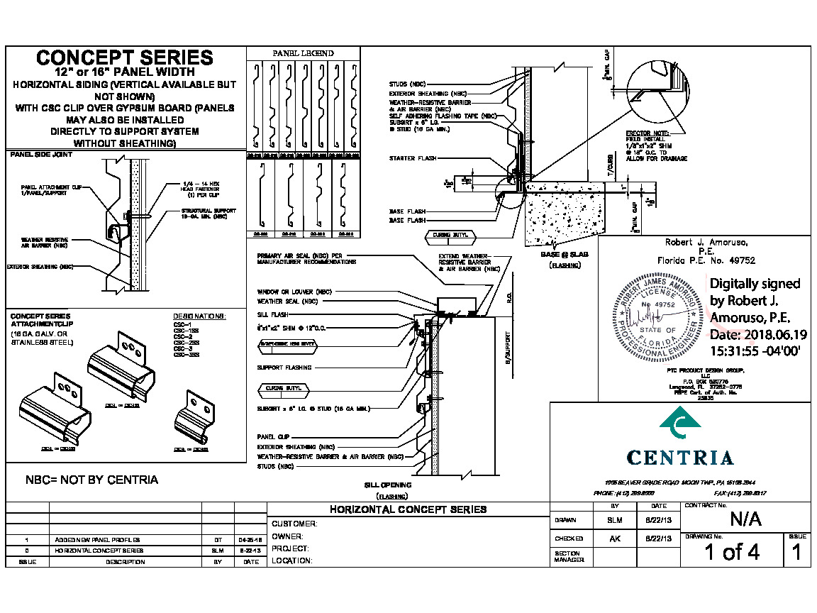 PR Instl Docs FL3481 R6 II Concept Series Install Drawing Rev1 ss