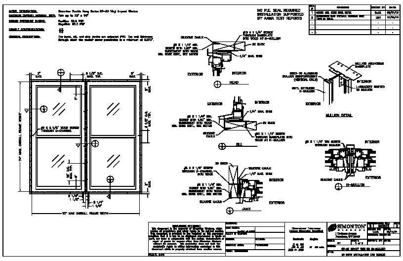 PR Instl Docs FL5419 R19 II IN0523 SBP 07-20 DH-Twin 2X