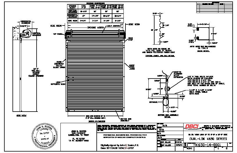 PR Instl Docs FL6964 R7 II SeriesK650 B-K650-14-0001 s