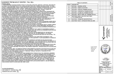 FL10008.2-R6 - Trifab 451UT - Tall Sill Center Set Non-Impact Store Front