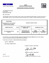 PR CERTIFICATE FL12425 R10 C CAC XO R-PG50-71.5X79.5 NEW