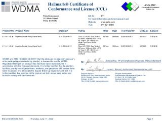 PR CERTIFICATE FL12600 R10 C CAC 411-H-1149(36 - 66) (FPAS 12600.2)