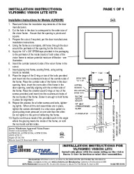 PR Instl Docs FL13187 R4 II 14I-302 Vision Lite VLFIG-HRC