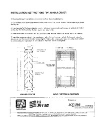 PR Instl Docs FL13341 R3 II 1500A Louver Installation 12-29