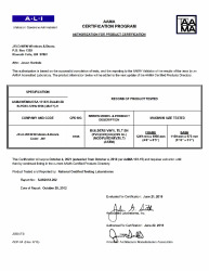 PR CERTIFICATE FL14104 R17 C CAC R-PG50-48X77