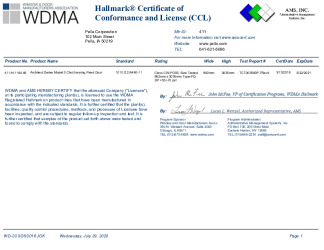 PR CERTIFICATE FL14293 R9 C CAC 14293.5 CCL