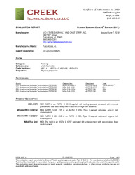 PR Instl Docs FL15067 R5 II MSA14002.4 2017 FBC Evaluation Report MSA Underlayments FINAL