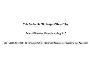 PR INSTL DOCS FL16853 R14 II - PRODUCT OFFERING (.16)