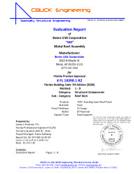 PR Instl Docs FL18398 R2 II 1 500 22or24GaSteelOnSteelSupports EVALREPORT