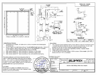 PR Instl Docs FL20120 R5 II Siteline Clad Sliding PD 95.25 x 95.5 SS 2016-05-30