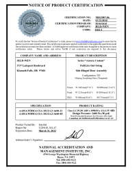 PR CERTIFICATE FL21837 R8 C CAC NI013907.06