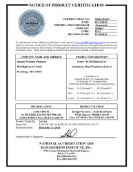 PR CERTIFICATE FL23998 R6 C CAC NI014352-R3