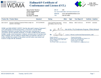 PR CERTIFICATE FL29955 R0 C CAC 429-542.05 CCL