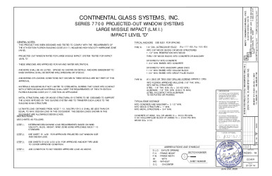 PR INSTL DOCS FL32157 R0 II FA 7700 PROJECT OUT WINDOW SYSTEM-20200602 SS