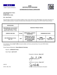 PR CERTIFICATE FL22284 R2 C CAC LC-PG50 XXX 114X72 DP-55