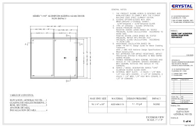 PR Instl Docs FL30857 R0 II 1240 SLIDING DOOR Installation Guide - Nov6