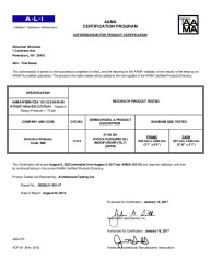 PR CERTIFICATE FL5167 R30 C CAC 07-09 DH 37X76 R PG65