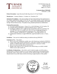 PR TECH DOCS FL5419 R21 AE EVALREPORT-IN0540-R3