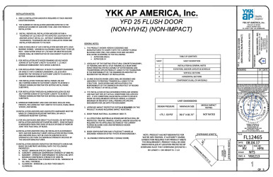 PR INSTL DOCS FL12465 R5 II YKK213 SS 2020-07-24