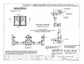 PR Instl Docs FL14939 R14 II 8120, 1104, 1105 Double Hung fin 45-01290