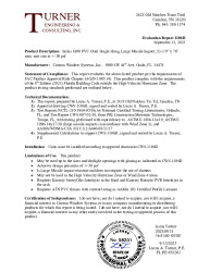 PR TECH DOCS FL18148 R5 AE EVALREPORT1106D