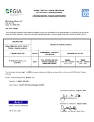 PR CERTIFICATE FL41886 R3 C CAC APC(20272)11398.07-106-12-R1 3540 SH(041427)