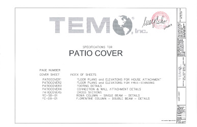 ER0673 TEMO INC. DRAWINGS